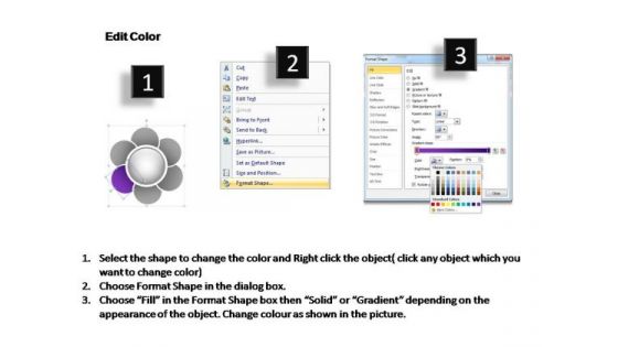 PowerPoint Process Editable Cycle Chart Ppt Template