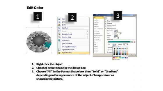 PowerPoint Process Editable Puzzle Framework Ppt Design