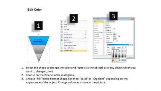 PowerPoint Process Editable Pyramid Process Ppt Theme