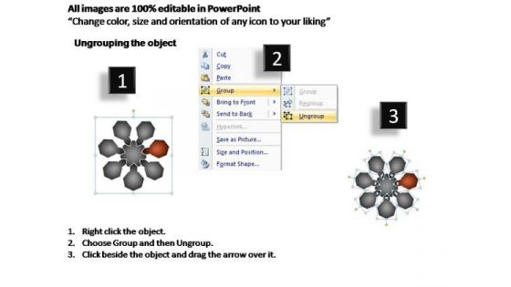 PowerPoint Process Global Business Process Chart Ppt Presentation