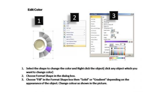 PowerPoint Process Global Semi Circle Ppt Design