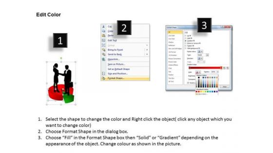 PowerPoint Process Graphic Certified Handshake Ppt Theme