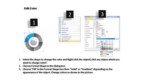 PowerPoint Process Graphic Circular Ppt Slides