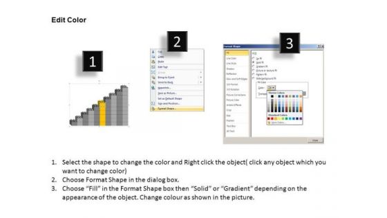 PowerPoint Process Graphic Lego Blocks Ppt Theme