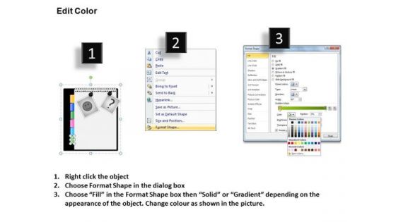PowerPoint Process Graphic Tabs Ppt Layout