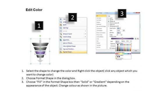 PowerPoint Process Growth Four Levels Ppt Template