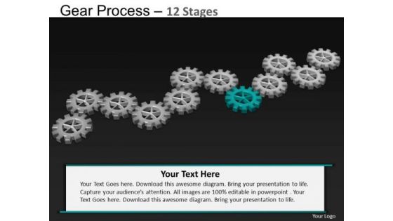 PowerPoint Process Growth Gears Process Ppt Presentation Designs