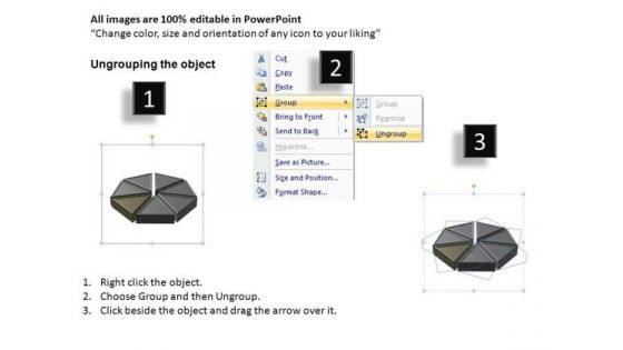 PowerPoint Process Growth Hexagon Ppt Template