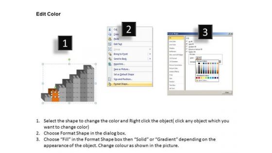 PowerPoint Process Growth Lego Blocks Ppt Slide