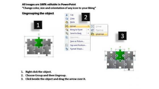 PowerPoint Process Growth Puzzle Ppt Slides
