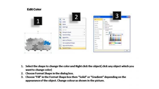 PowerPoint Process Growth Puzzle Process Ppt Design Slides