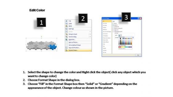 PowerPoint Process Growth Puzzle Process Ppt Template