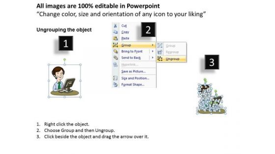 PowerPoint Process Growth World Of Web Ppt Slide