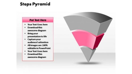PowerPoint Process Image 3 Steps Pyramid Ppt Template
