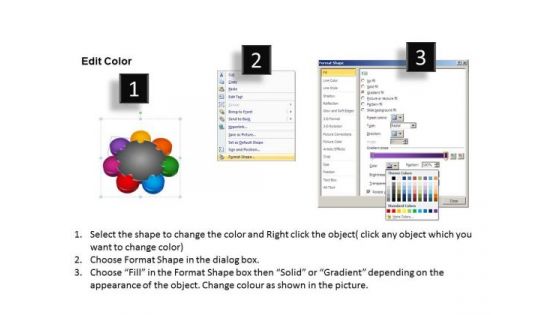 PowerPoint Process Image Circular Puzzle Ppt Layout
