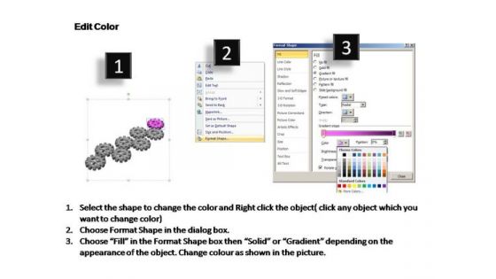 PowerPoint Process Image Gears Process Ppt Presentation
