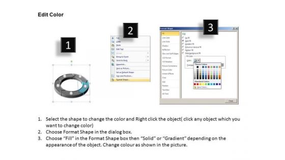 PowerPoint Process Leadership Circular Arrows Ppt Slide Designs