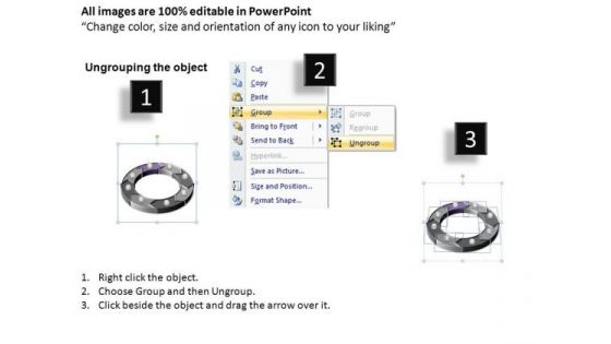 PowerPoint Process Leadership Circular Process Ppt Presentation