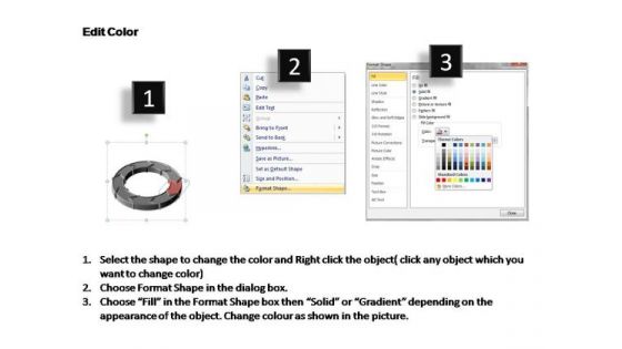 PowerPoint Process Leadership Circular Process Ppt Slide Designs