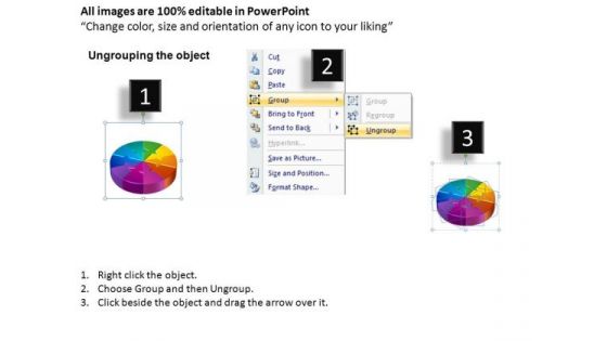 PowerPoint Process Leadership Cycle Process Flow Ppt Slides