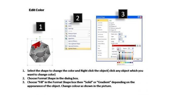PowerPoint Process Leadership Jigsaw Ppt Slides