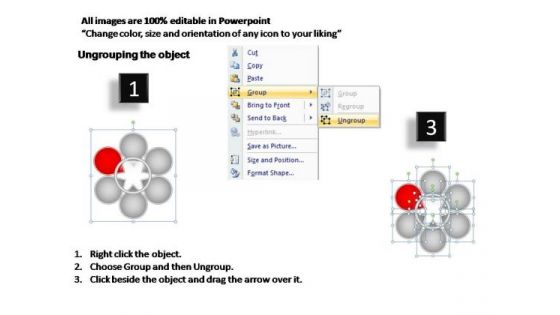 PowerPoint Process Leadership Oval Ppt Template