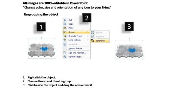 PowerPoint Process Leadership Puzzle Process Ppt Design