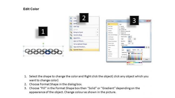 PowerPoint Process Leadership Rings Ppt Templates
