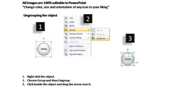 PowerPoint Process Leadership Steps To A Goal Ppt Design