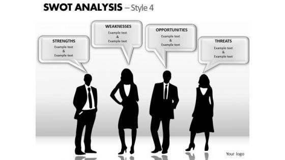 PowerPoint Process Leadership Swot Analysis Ppt Templates