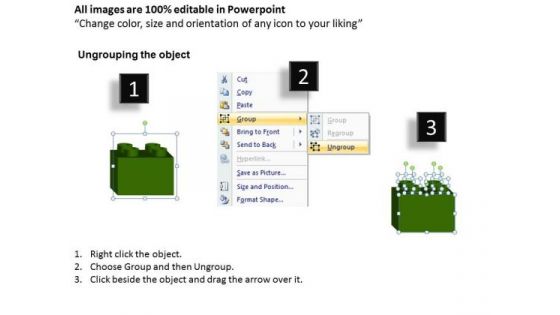 PowerPoint Process Lego Blocks Process Business Ppt Slides