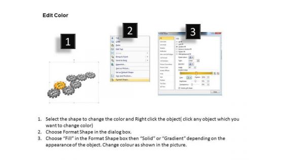 PowerPoint Process Marketing Gears Process Ppt Presentation