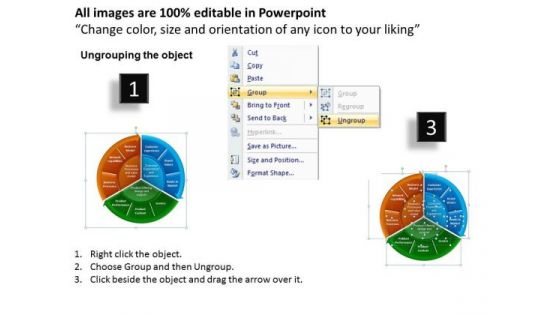 PowerPoint Process Marketing Pie Chart Diagram Ppt Designs