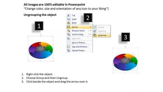 PowerPoint Process Puzzle Process Business Ppt Slides