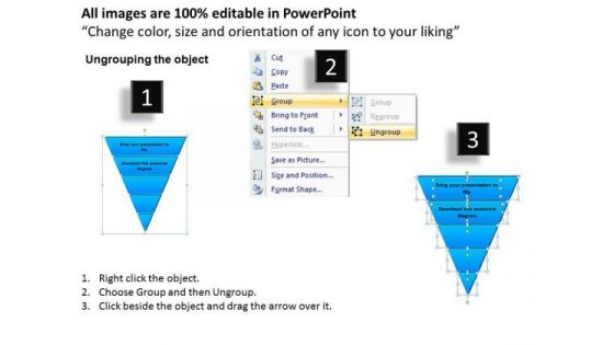 PowerPoint Process Pyramid Process Business Ppt Slides