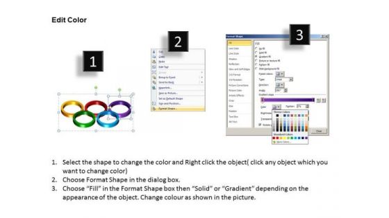 PowerPoint Process Rings Marketing Ppt Template