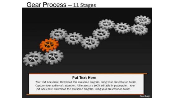 PowerPoint Process Sales Gears Process Ppt Templates
