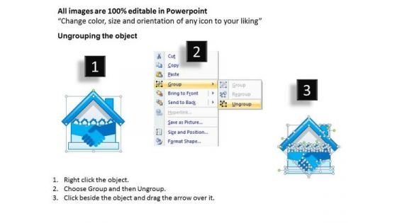 PowerPoint Process Strategy Handshake Ppt Theme