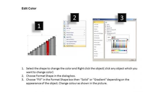 PowerPoint Process Strategy Lego Blocks Ppt Layout