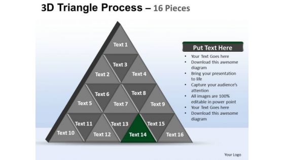 PowerPoint Process Strategy Triangle Process Ppt Presentation