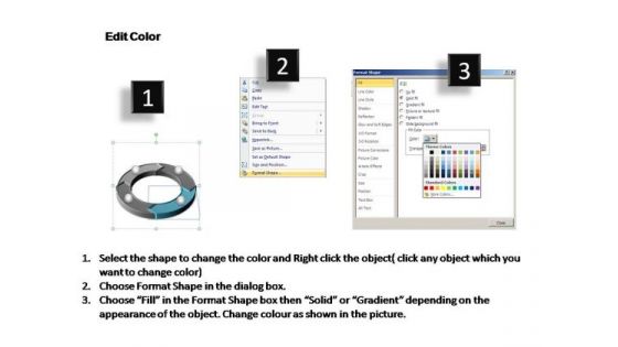 PowerPoint Process Success Circular Process Ppt Design Slides