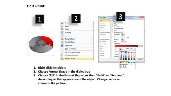 PowerPoint Process Success Pie Chart Puzzle Process Ppt Slidelayout