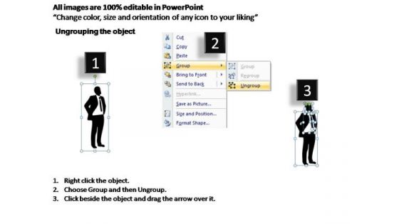 PowerPoint Process Teamwork Aiming For The Target Ppt Designs
