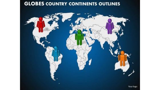 PowerPoint Process Teamwork Globes Country Ppt Designs