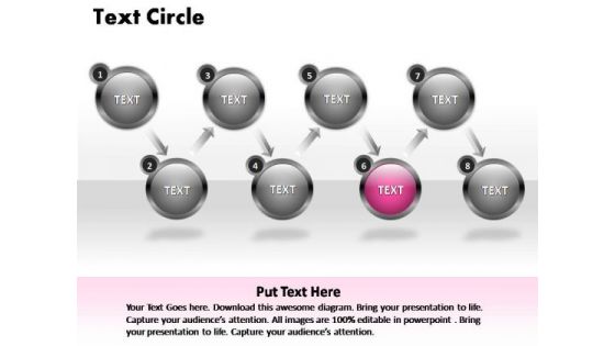 PowerPoint Process Teamwork Text Ppt Template