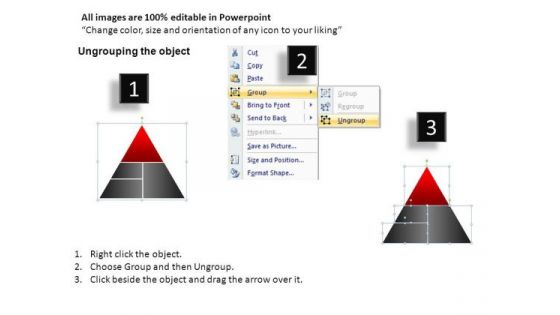 PowerPoint Pyramid Diagram Slide With 4 Stages Ppt Templates