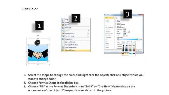 PowerPoint Slide Business Certified Handshake Ppt Layouts