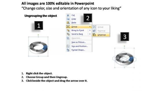 PowerPoint Slide Business Circle Quadrants Ppt Template