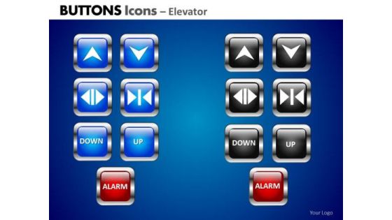PowerPoint Slide Business Education Buttons Icons Ppt Process