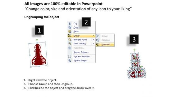 PowerPoint Slide Business Success Chess Pawn Ppt Backgrounds